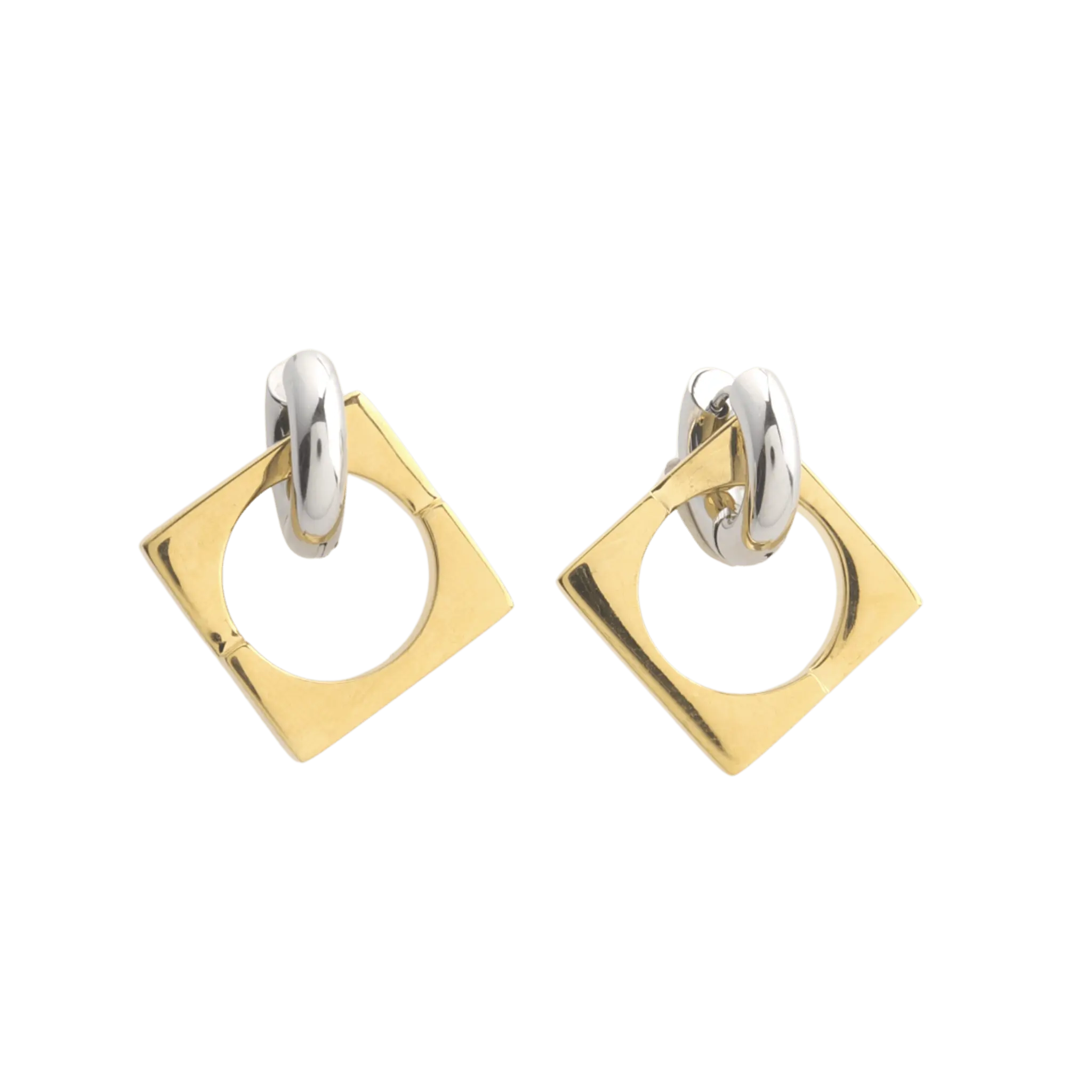 Square Mix Hoop Earrings