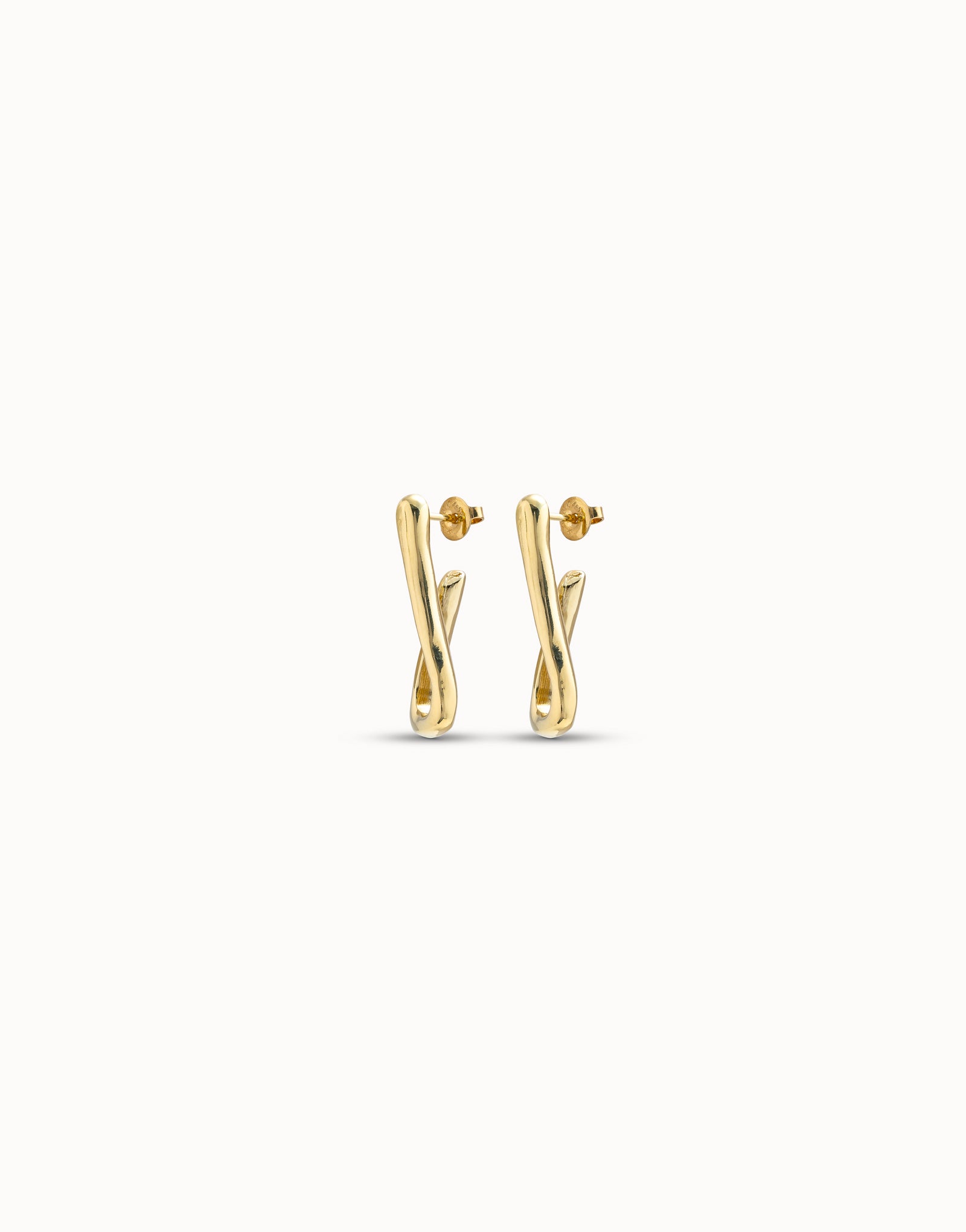 For U Earrings Gold