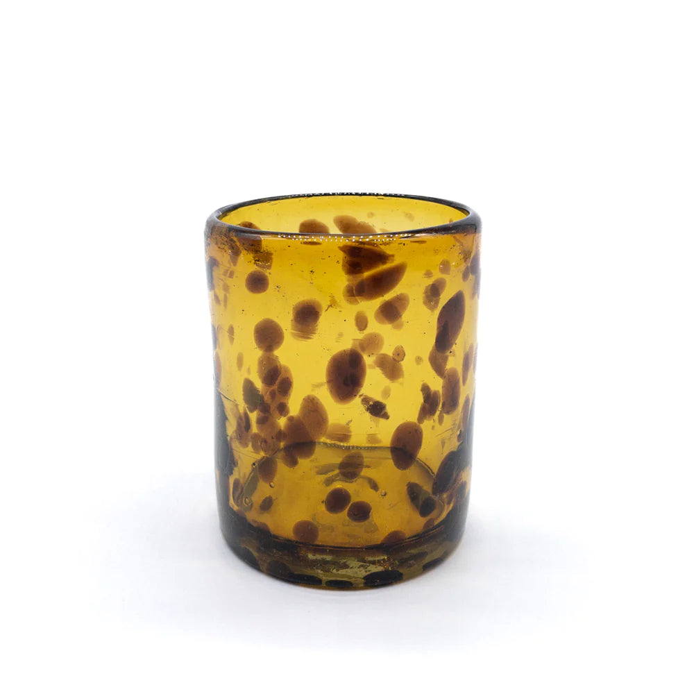 Tortoise Shell Old Fashioned Glass