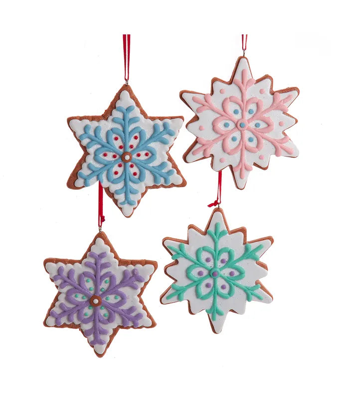 Pastel Star Cookie Ornaments