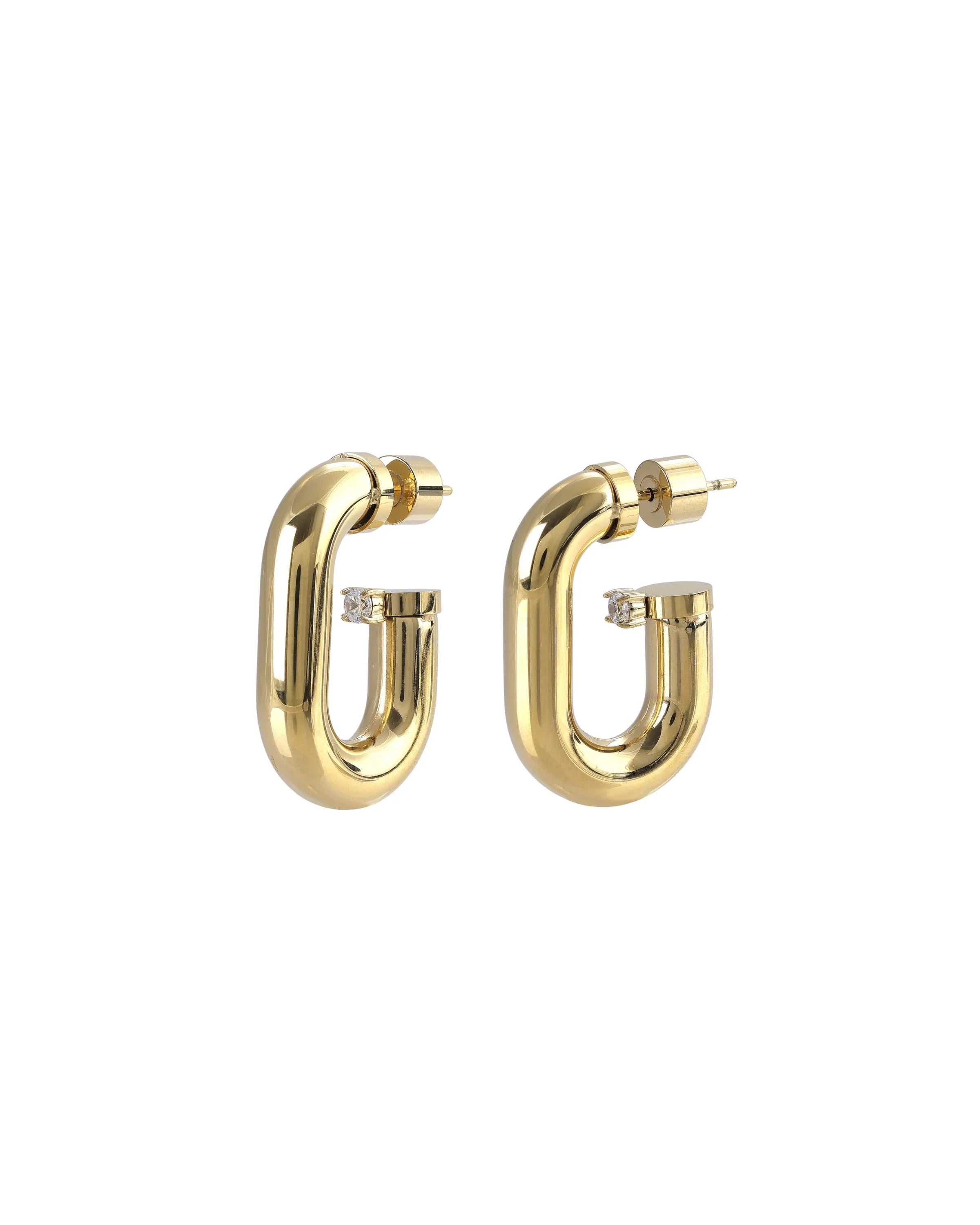 Tube Hoop Earrings