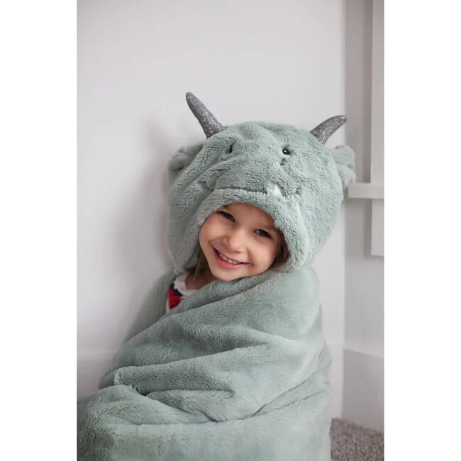 Dax Dragon Kid's Plush Hooded Blanket