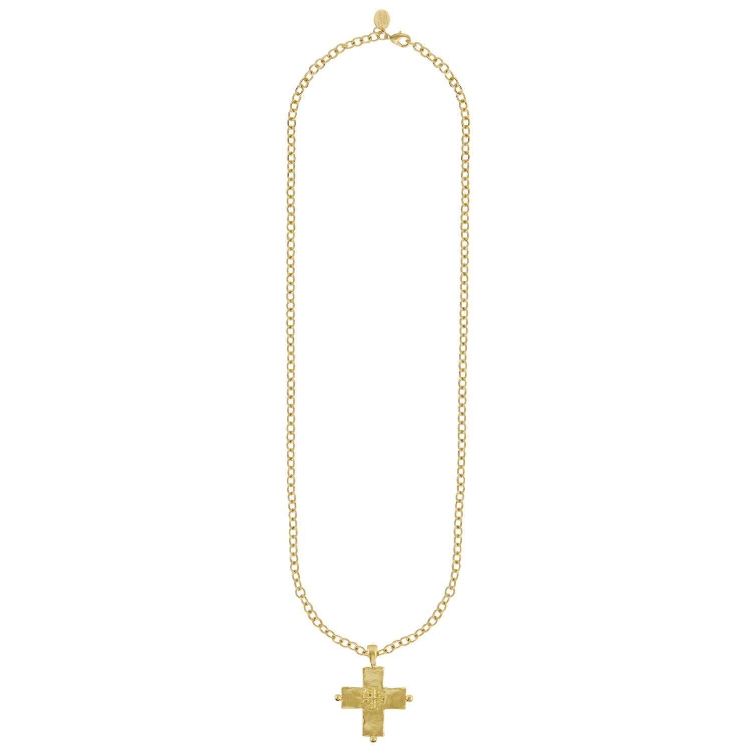 Long Jerusalem Cross Necklace