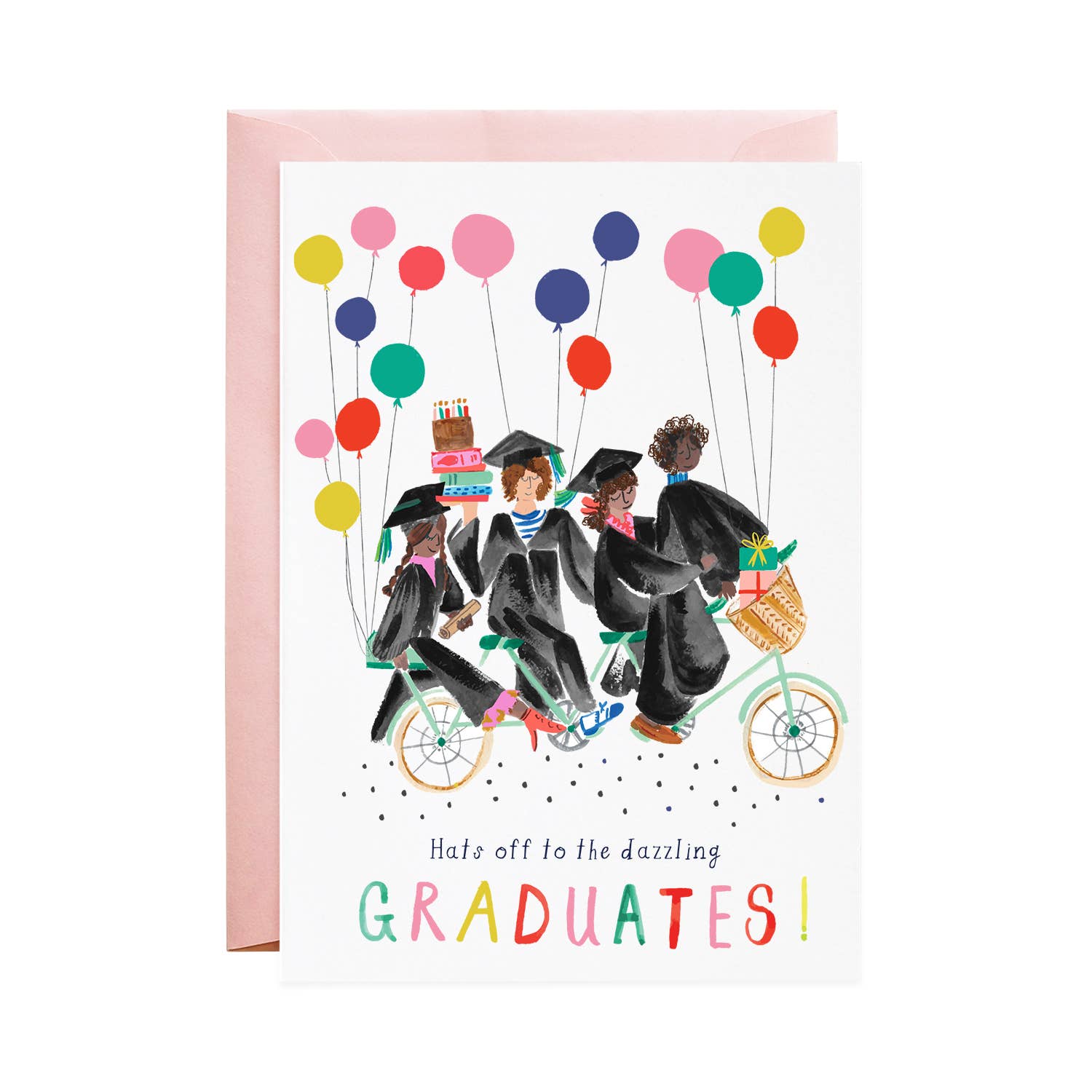 Grad's Bike Path Greeting Card