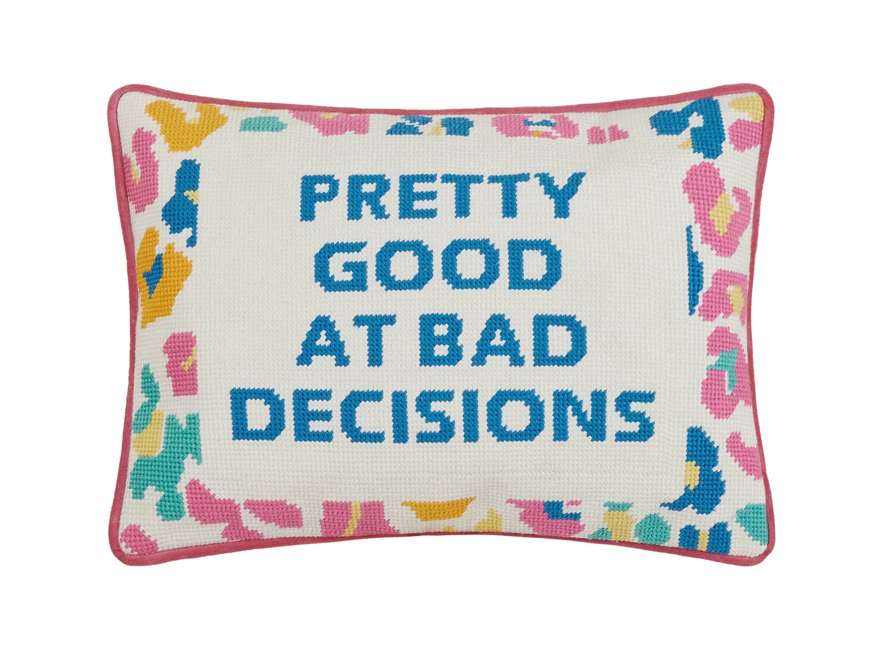 'Pretty Good' Needlepoint Pillow