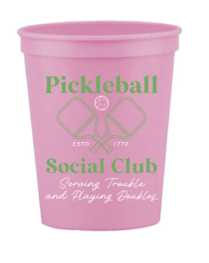 Pickleball Social Club - Stadium Cups