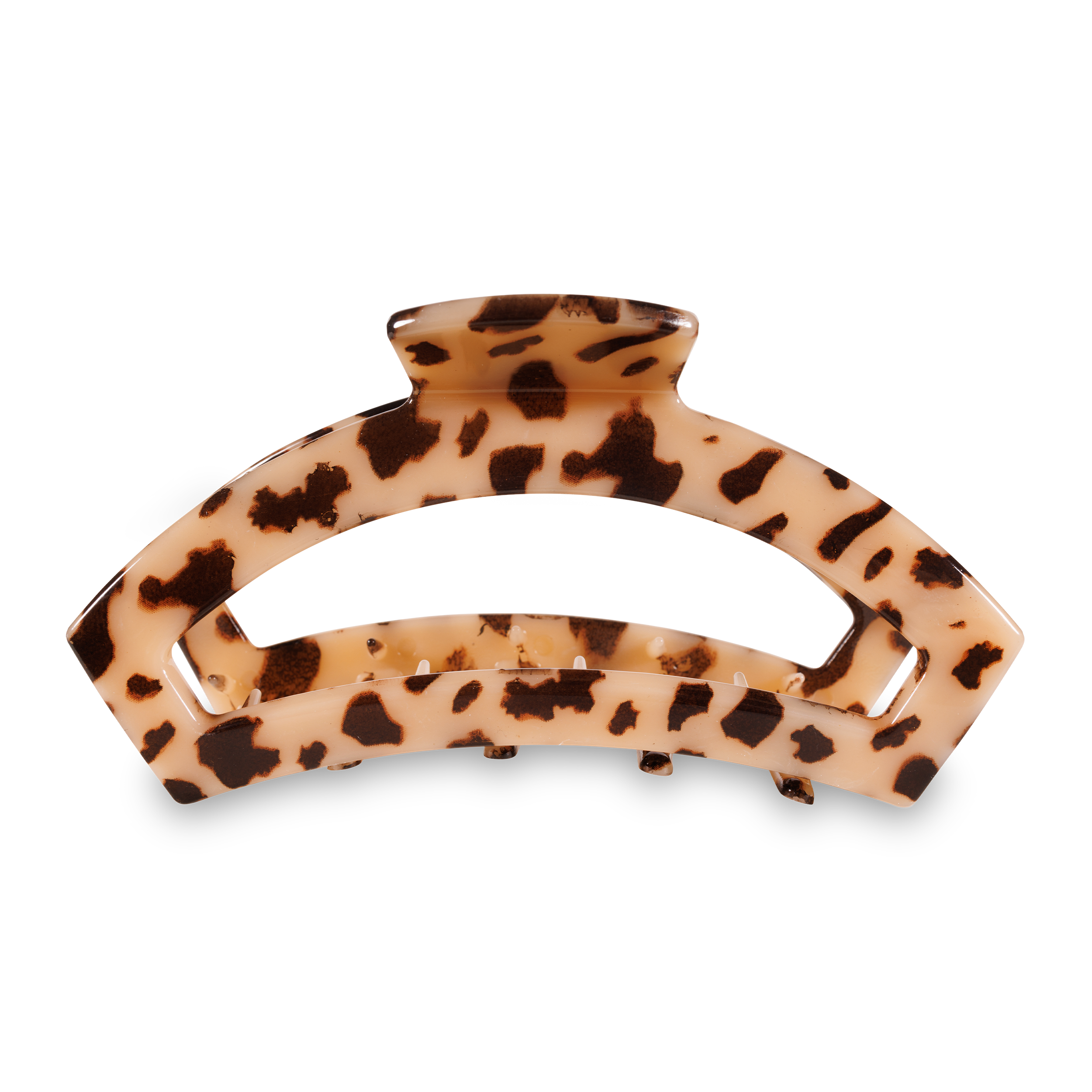 Open Blonde Tortoise Large Hair Clip