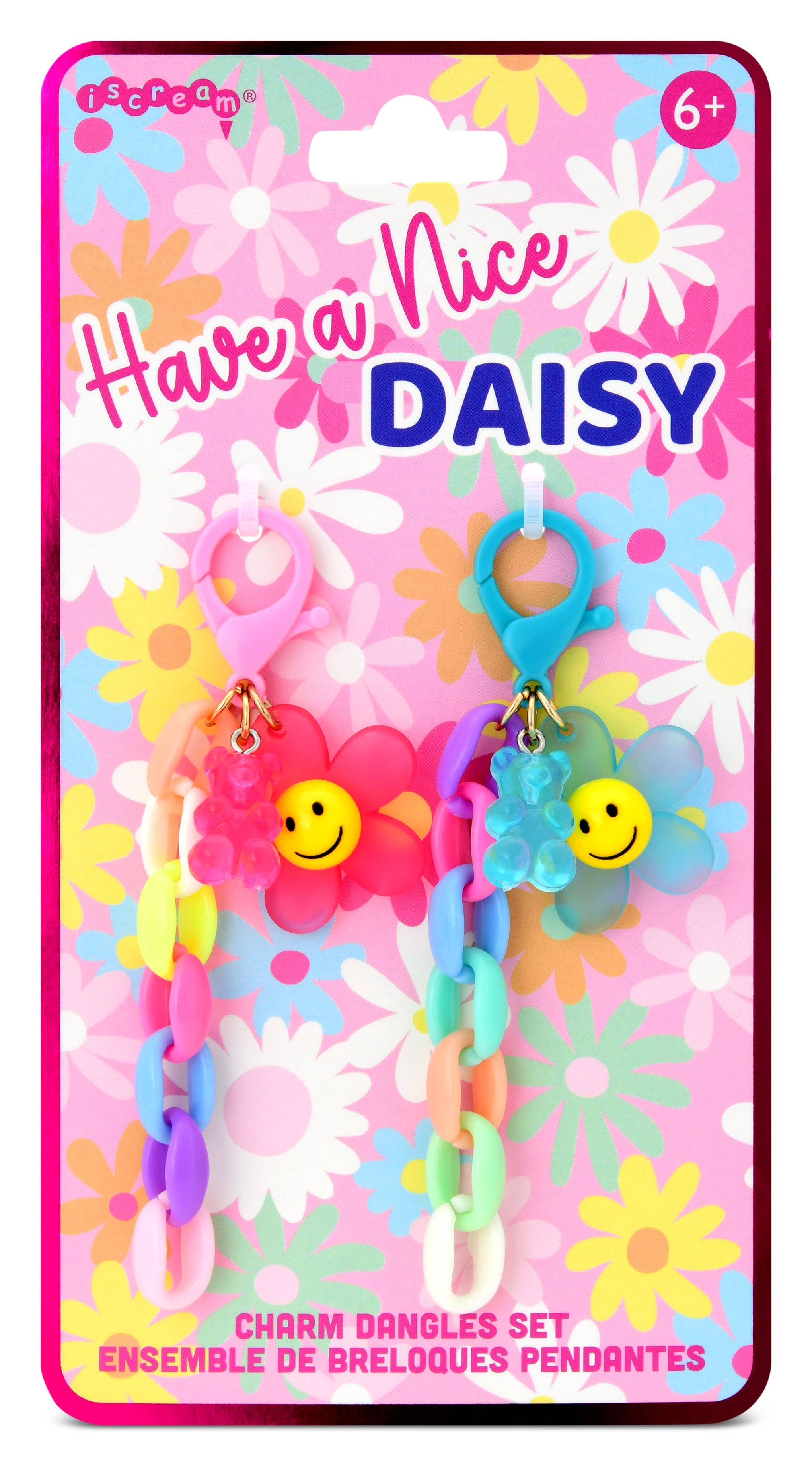 Daisy Charm Keychain Dangles
