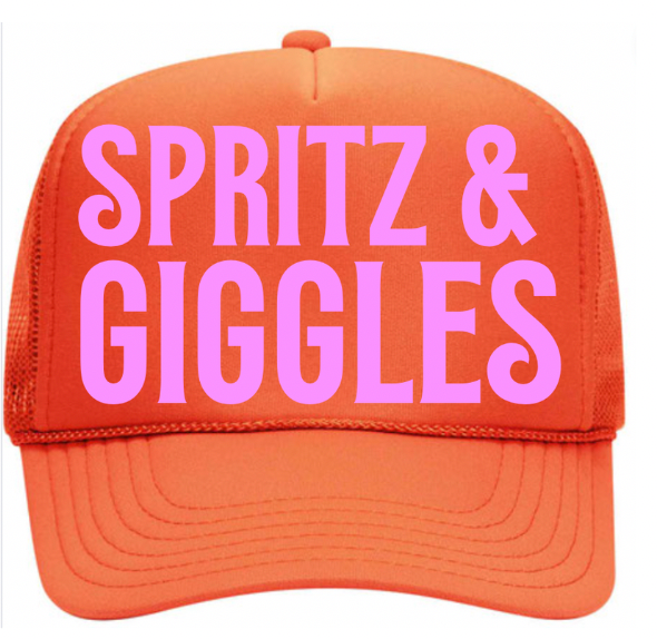 Spritz & Giggles - Orange Trucker