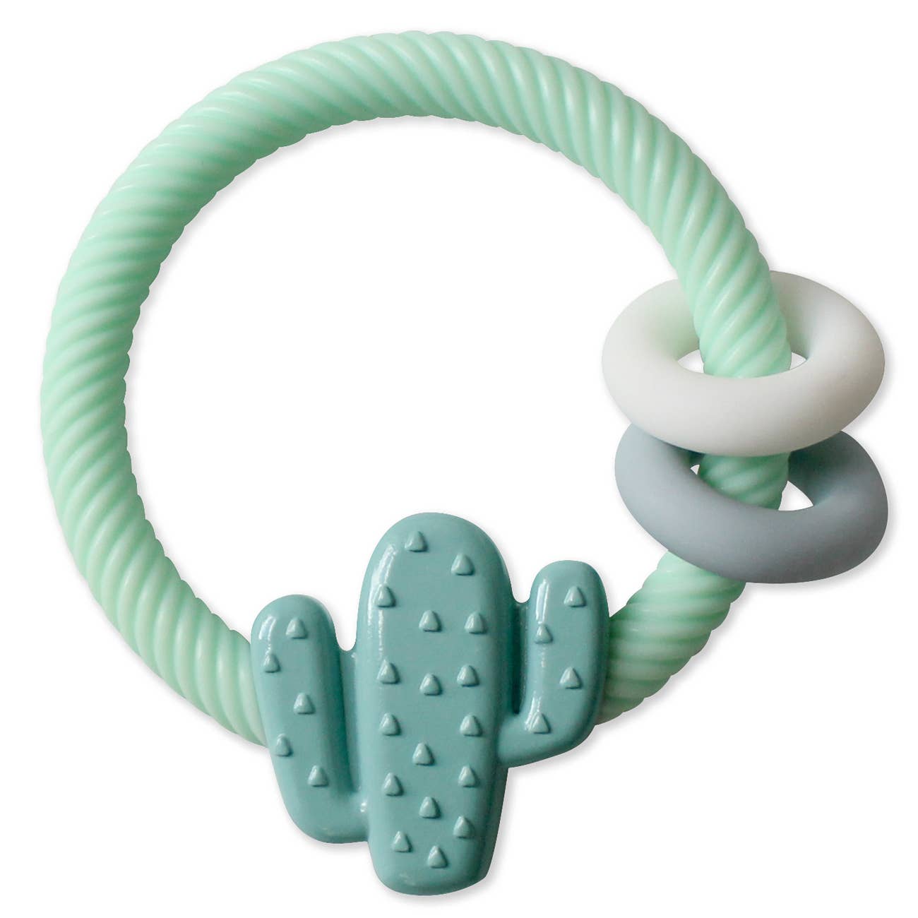 Cactus Ritzy Rattle™ Silicone Teether Rattles