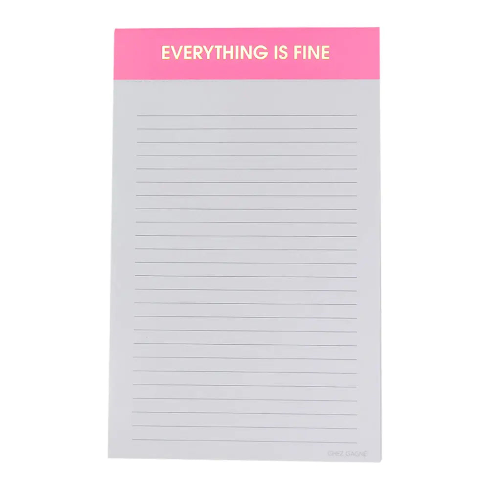 Everything is Fine Notepad