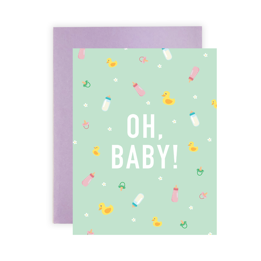 Oh, Baby! Greeting Card