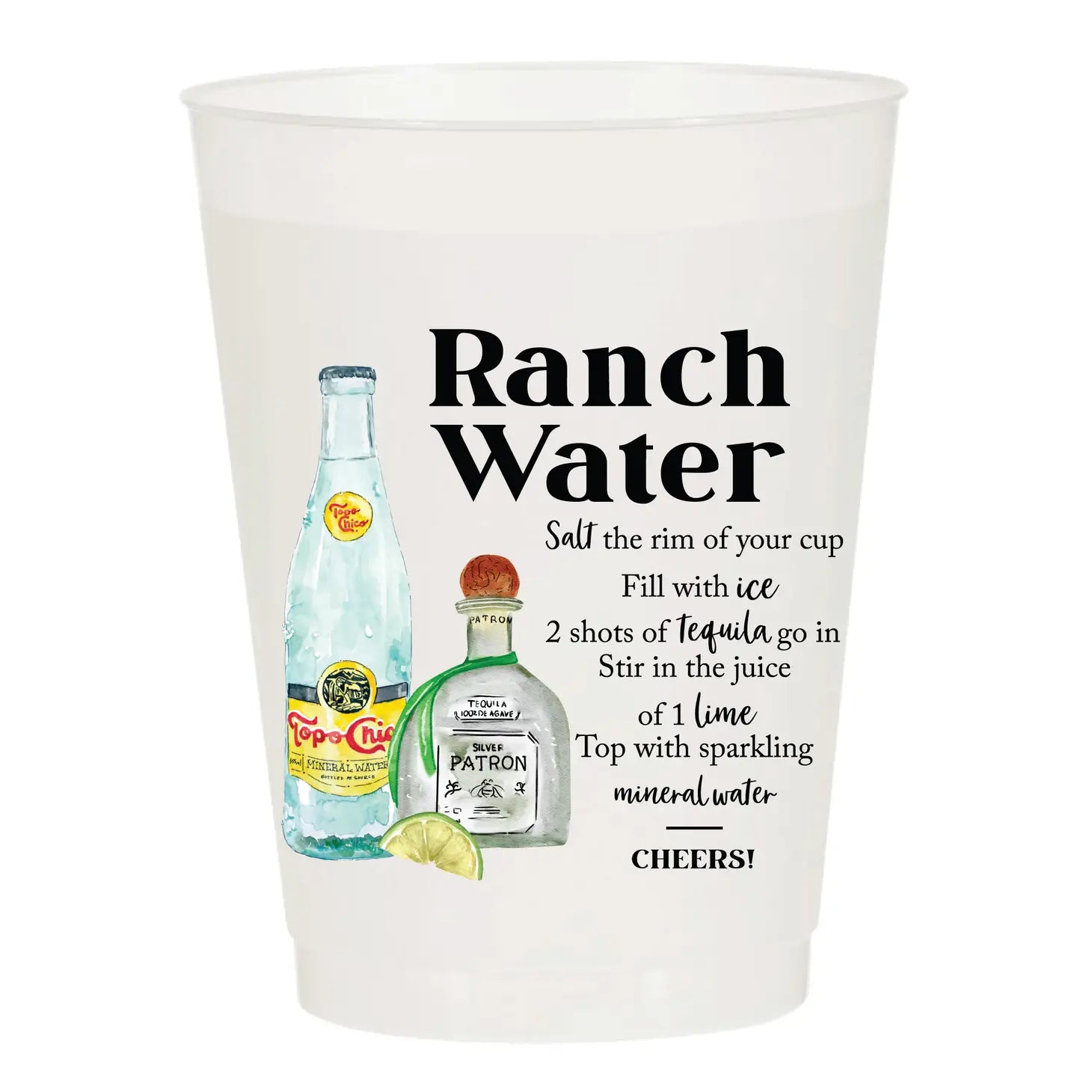 Ranch Water Recipe - Frosted Cups