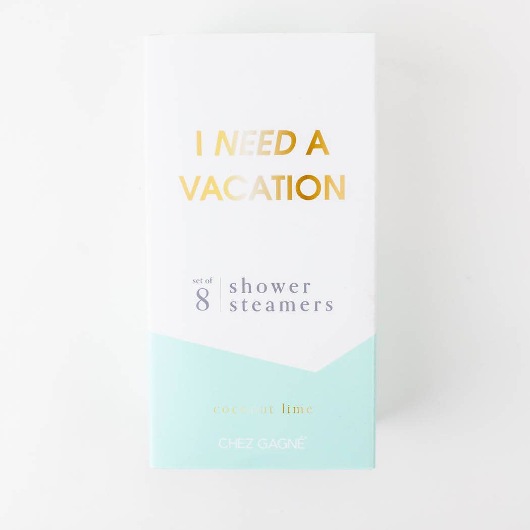 I Need a Vacation Coconut Lime Shower Steamers