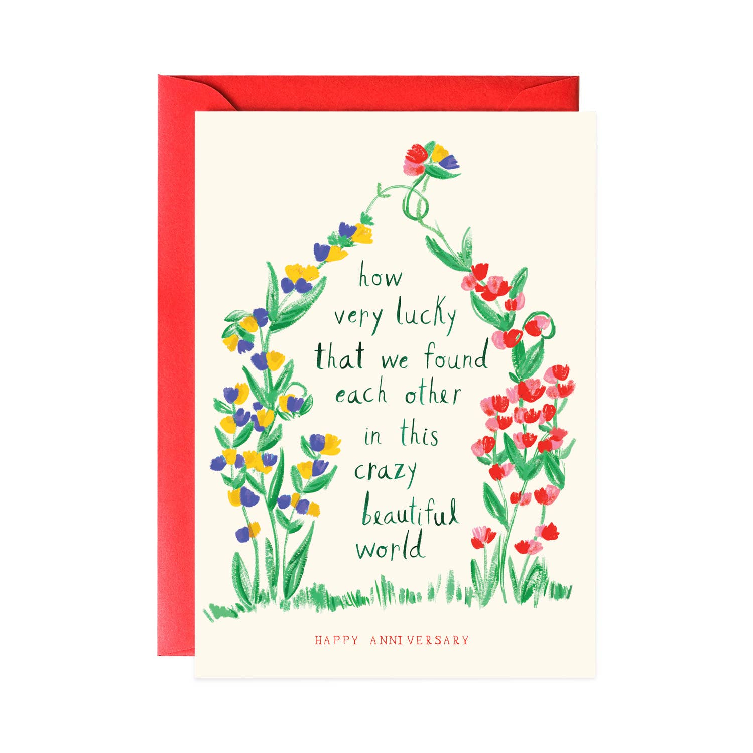 Like Roses and Clover - Greeting Card