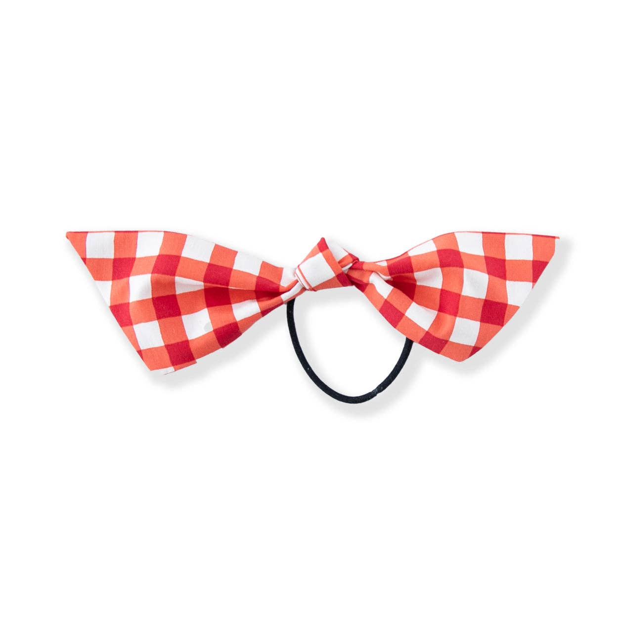 Red Gingham Modern Knot