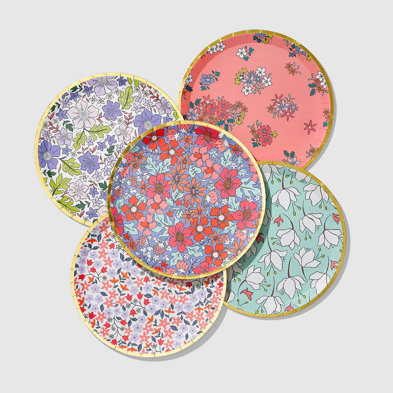 Spring Flowers - Paper Plates