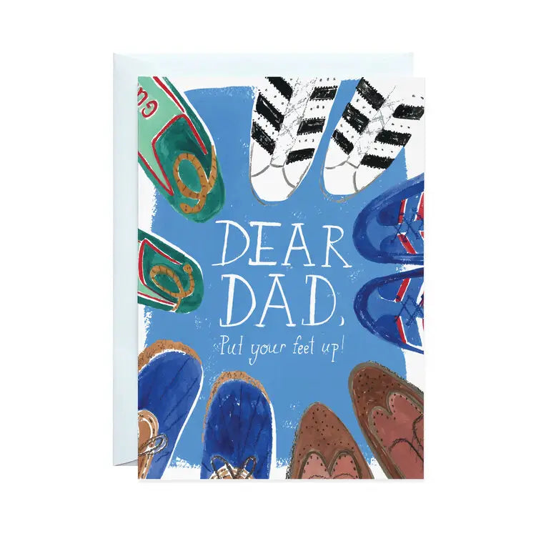 Put Your Feet Up Dad Greeting Card